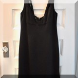 H08. Narciso Rodriguez Black strap dress - $38 
